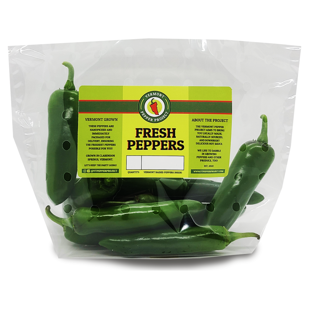 Fresh Picked Hot Peppers – Vermont Pepper Project